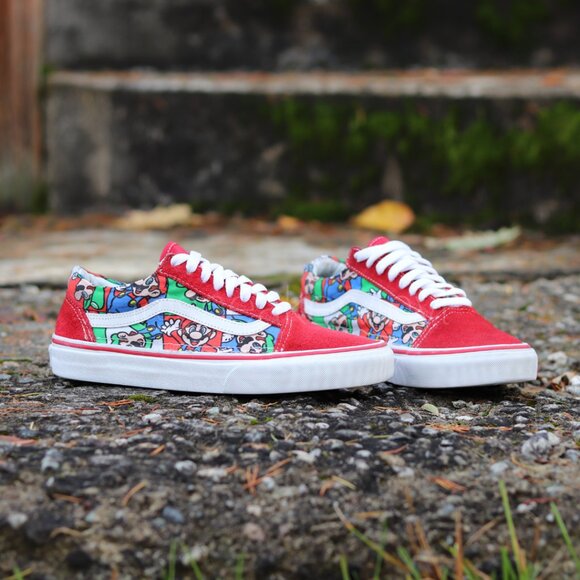 Vans Old Skool Super Mario Custom Sneakers NWT - Picture 6 of 10